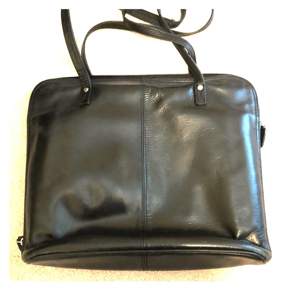 Zip Around Leather Tote Made in USA